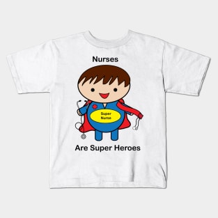 Nurse Male Super Hero Kids T-Shirt